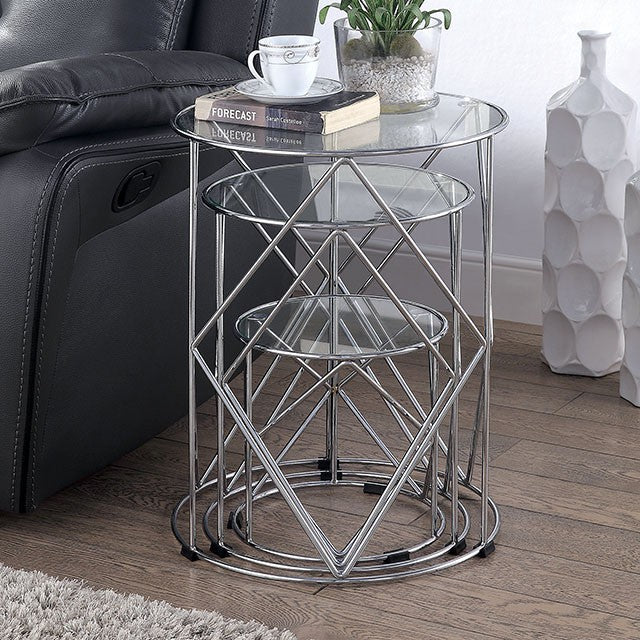 Madyson 3 Pc. Nesting Table - Furniture Stars (Chicago, IL)