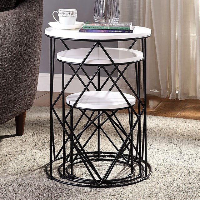 Madyson 3 Pc. Nesting Table - Furniture Stars (Chicago, IL)