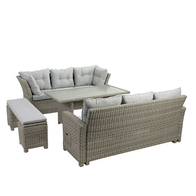 Malia Patio Dining Table - Furniture Stars (Chicago, IL)