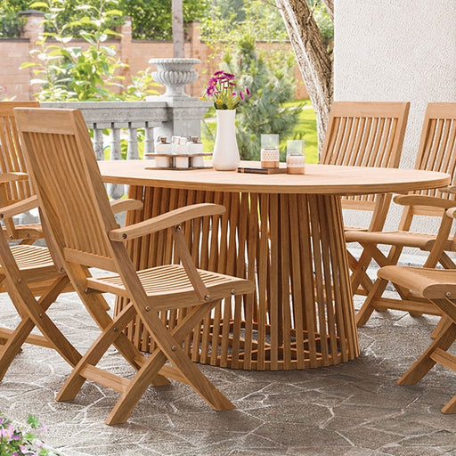 Lovina Oval Dining Table - Furniture Stars (Chicago, IL)