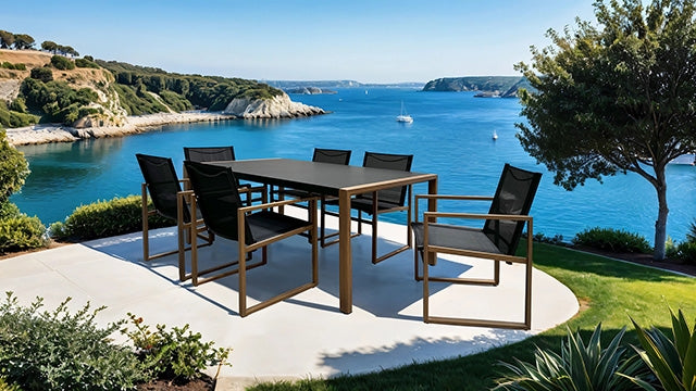 Oswego 8 Pc. Outdoor Dining Set - Furniture Stars (Chicago, IL)