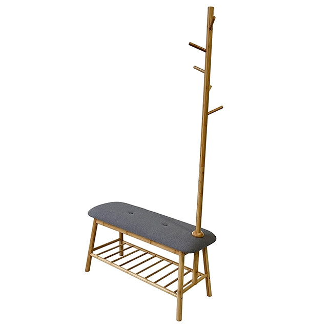 Mosier Hall Tree w/ Bench and Shoe Storage - Furniture Stars (Chicago, IL)
