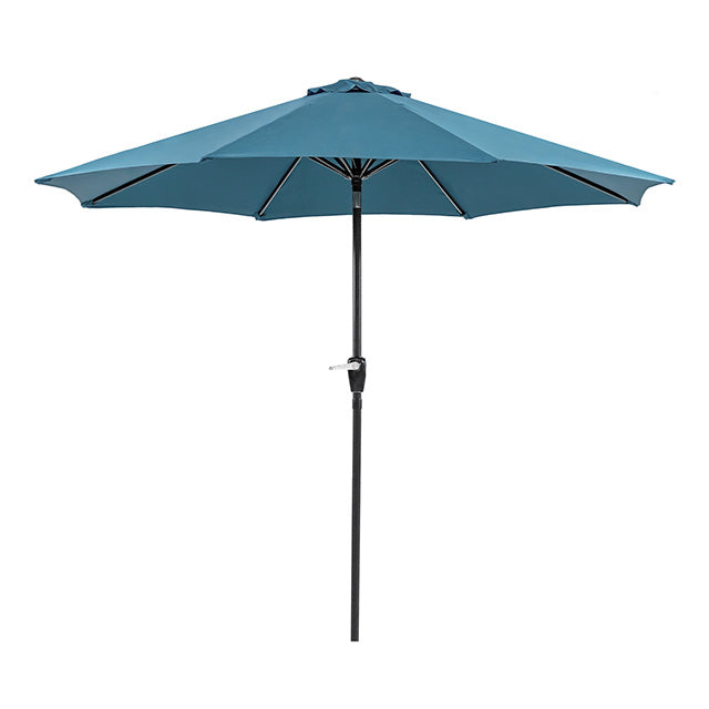 Soli 9' Outdoor Umbrella w/ Auto Tilt + 21" Round Base - Furniture Stars (Chicago, IL)