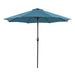 Soli 9' Outdoor Umbrella w/ Auto Tilt + 21" Round Base - Furniture Stars (Chicago, IL)