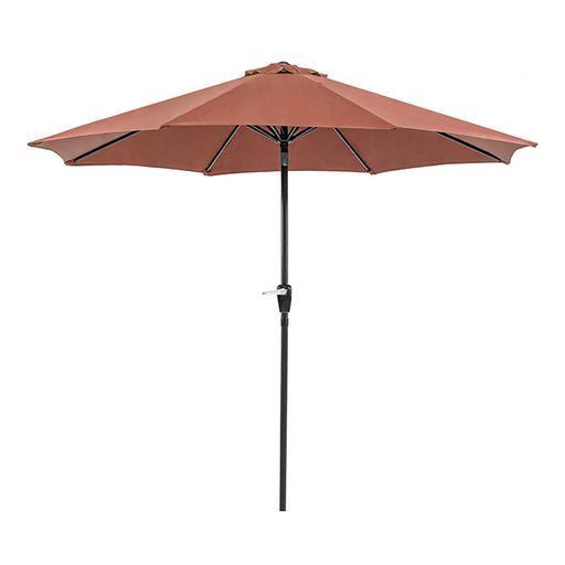 Soli 9' Outdoor Umbrella w/ Auto Tilt + 21" Round Base - Furniture Stars (Chicago, IL)