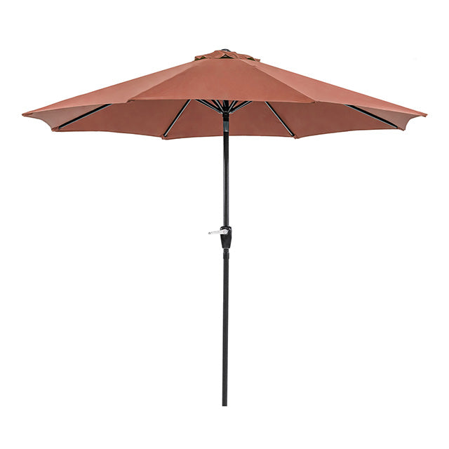 Soli 9' Outdoor Umbrella w/ Auto Tilt + 21" Round Base - Furniture Stars (Chicago, IL)