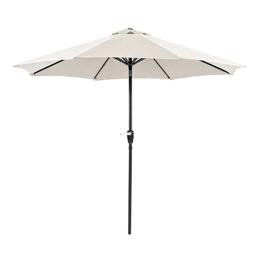 Soli 9' Outdoor Umbrella w/ Auto Tilt + 21" Round Base - Furniture Stars (Chicago, IL)
