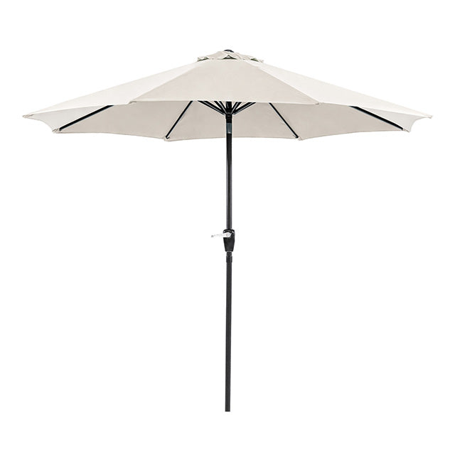 Soli 9' Outdoor Umbrella w/ Auto Tilt + 21" Round Base - Furniture Stars (Chicago, IL)