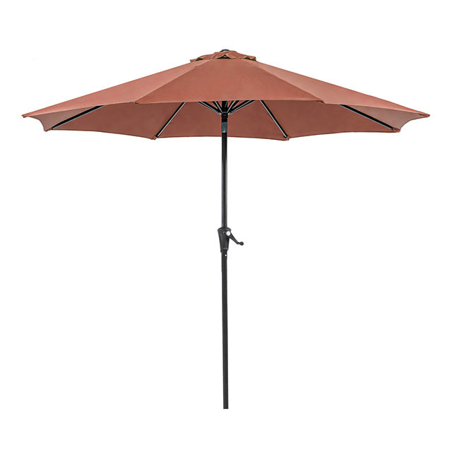 Tano 9' Outdoor Umbrella + 21" Round Base - Furniture Stars (Chicago, IL)