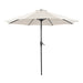 Tano 9' Outdoor Umbrella + 21" Round Base - Furniture Stars (Chicago, IL)