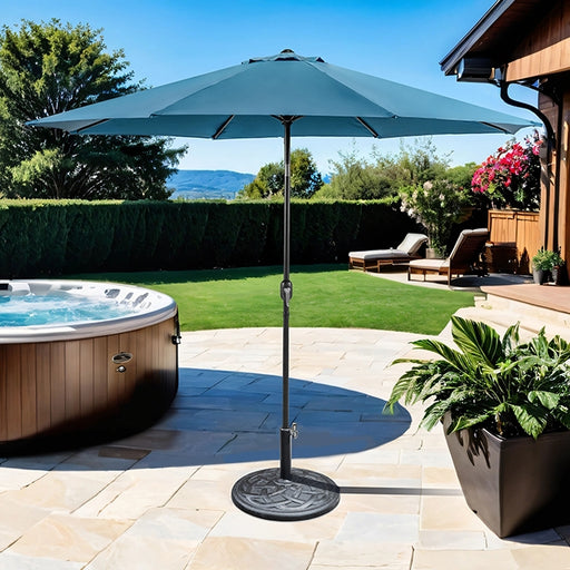 Mora 11' Outdoor Umbrella + 21" Round Base - Furniture Stars (Chicago, IL)