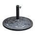 Tano 9' Outdoor Umbrella + 21" Round Base - Furniture Stars (Chicago, IL)