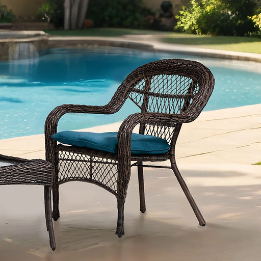 Oliveri Wicker Stacking Chair - 2Pc/Stack - Furniture Stars (Chicago, IL)