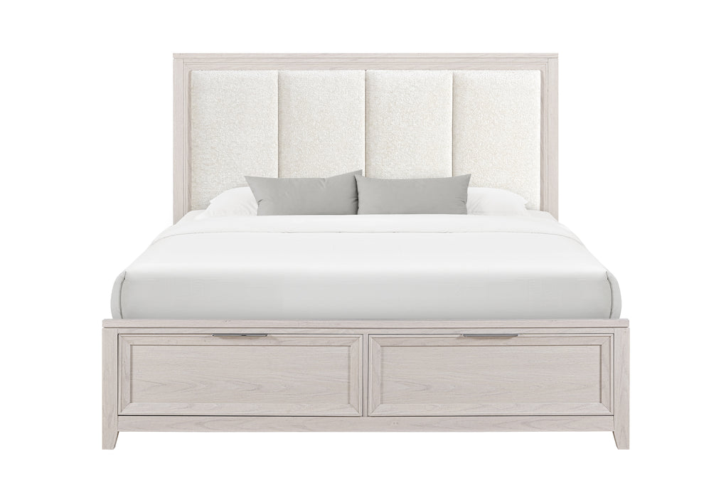 MARIAH BEIGE KING BED - Furniture Stars (Chicago, IL)