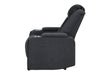 U8000 BLACK POWER RECLINER W/ POWER HEADREST & LED LIGHT - Furniture Stars (Chicago, IL)