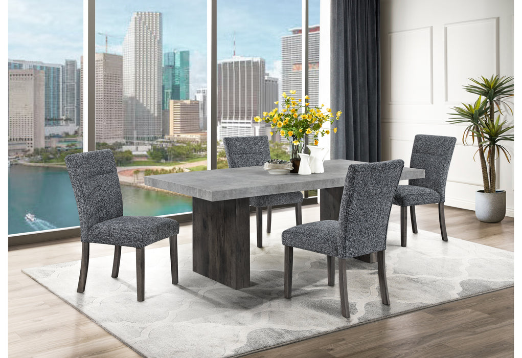 D2410 DINING TABLE + 8 D86DC DINING CHAIR - Furniture Stars (Chicago, IL)