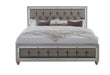 RILEY SILVER QUEEN BED, DRESSER, MIRROR AND 2 NIGHTSTANDS - Furniture Stars (Chicago, IL)