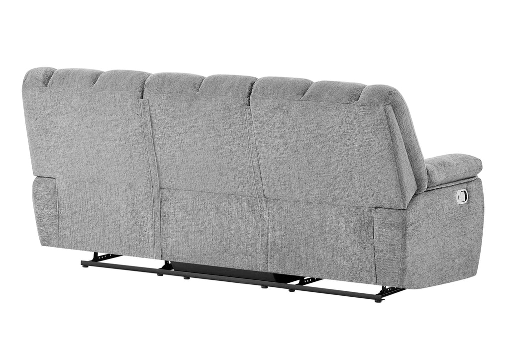 U6000 SMOKE RECLINING SOFA - Furniture Stars (Chicago, IL)