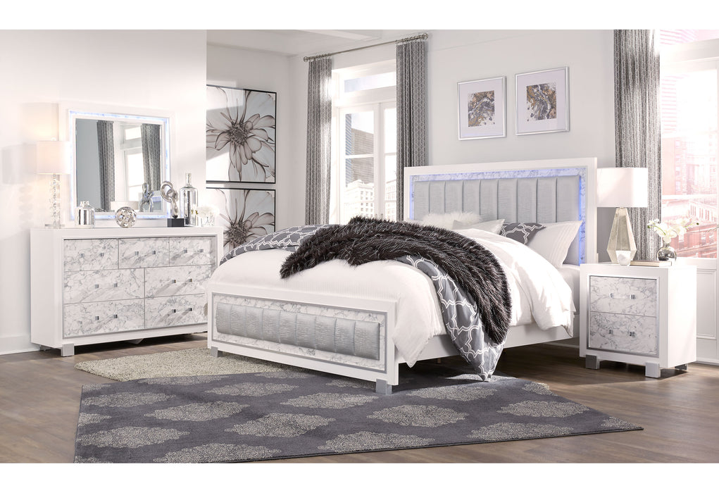 SANTORINI WHITE DRESSER - Furniture Stars (Chicago, IL)