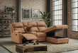 U6980 BROWN SECTIONAL - Furniture Stars (Chicago, IL)