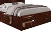 LINDA MERLOT QUEEN BED GROUP - Furniture Stars (Chicago, IL)