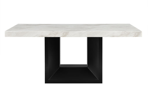 D02 DINING TABLE + 6 D03 BLACK DINING CHAIRS - Furniture Stars (Chicago, IL)