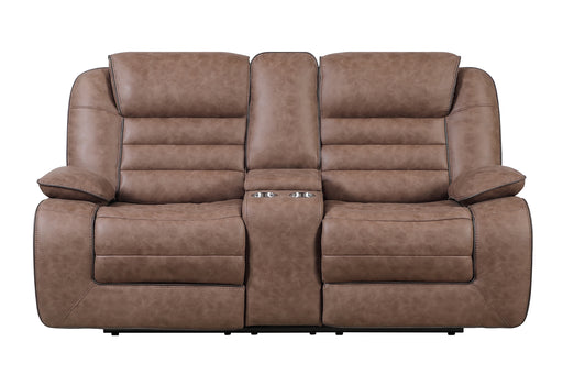 U2250 BROWN CONSOLE RECLINING LOVESEAT - Furniture Stars (Chicago, IL)