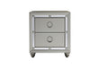 RILEY SILVER NIGHTSTAND - Furniture Stars (Chicago, IL)