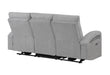 U6611 GREY 15 POWER RECLINING SOFA WITH LED - Furniture Stars (Chicago, IL)
