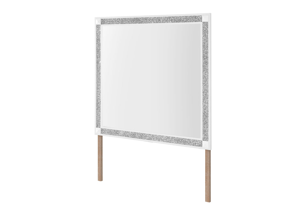 SOLEIL WHITE MIRROR - Furniture Stars (Chicago, IL)