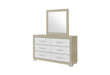 EMMA NATURAL/WHITE MIRROR - Furniture Stars (Chicago, IL)