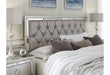 RILEY SILVER QUEEN BED, DRESSER, MIRROR AND 2 NIGHTSTANDS - Furniture Stars (Chicago, IL)