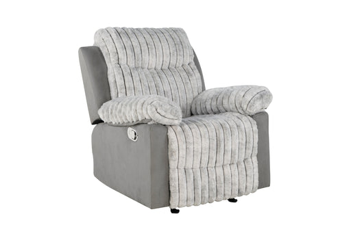 U6028 GREY GLIDER RECLINER - Furniture Stars (Chicago, IL)