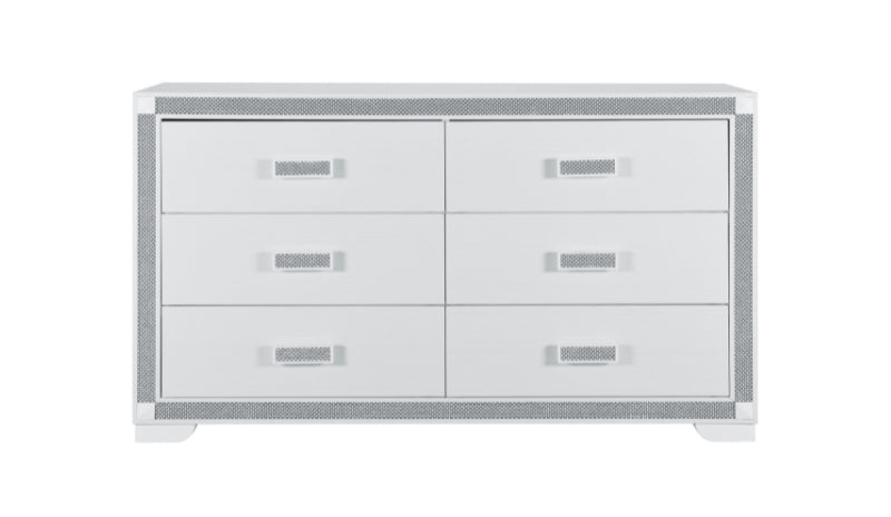 SOLEIL WHITE DRESSER - Furniture Stars (Chicago, IL)