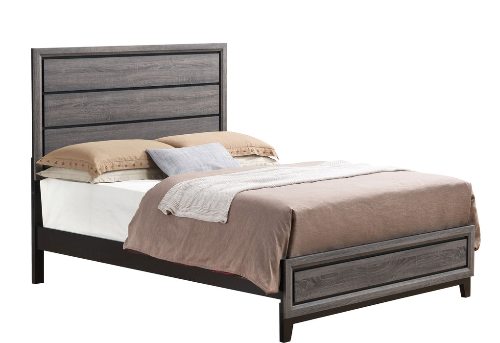 KATE GREY FULL BED GROUP - Furniture Stars (Chicago, IL)