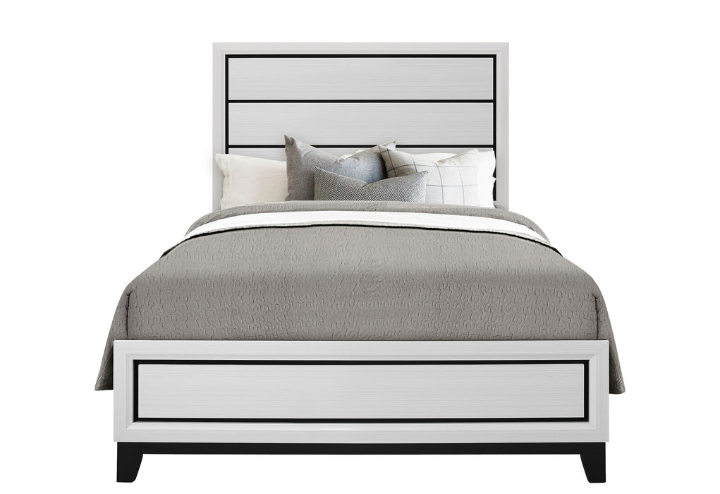KATE WHITE FULL BED GROUP - Furniture Stars (Chicago, IL)