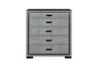 ISABELLA GREY CHEST WITH LED - Furniture Stars (Chicago, IL)