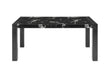 D4088DT BLACK MARBLE DINING TABLE - Furniture Stars (Chicago, IL)