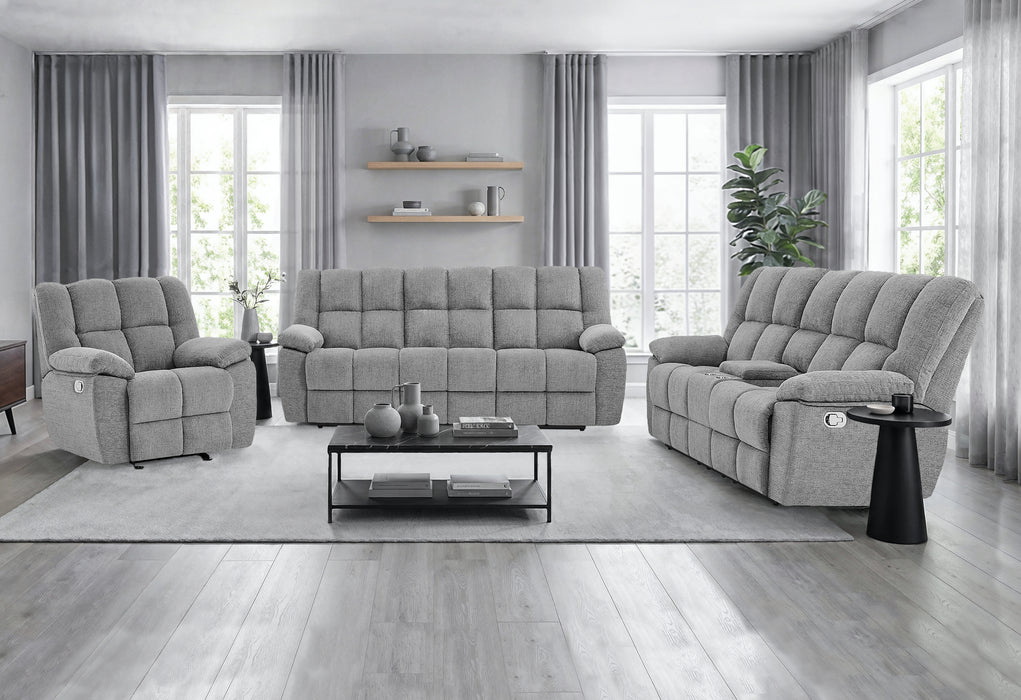 U6000 SMOKE CONSOLE RECLINING LOVESEAT - Furniture Stars (Chicago, IL)