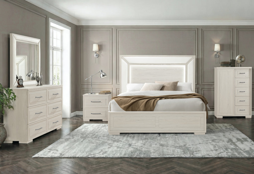 CLARA BEIGE NIGHTSTAND - Furniture Stars (Chicago, IL)