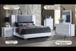 YLIME SMOOTH WHITE KING BED GROUP FULLY SLATTED - Furniture Stars (Chicago, IL)