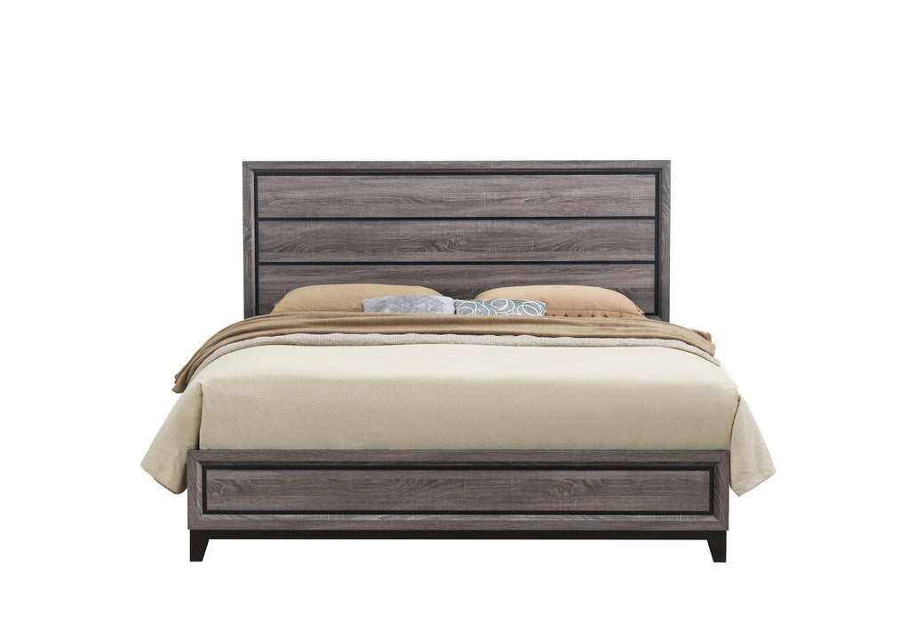 KATE GREY FULL BED GROUP - Furniture Stars (Chicago, IL)
