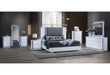 YLIME SMOOTH WHITE KING BED GROUP FULLY SLATTED - Furniture Stars (Chicago, IL)