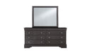 POMPEI METALLIC GREY QUEEN BED W/LED, DRESSER, MIRROR AND NIGHTSTAND - Furniture Stars (Chicago, IL)