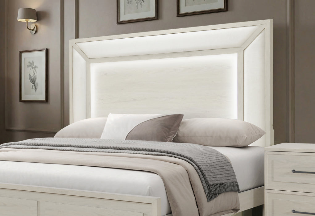 CLARA BEIGE FULL BED GROUP - Furniture Stars (Chicago, IL)