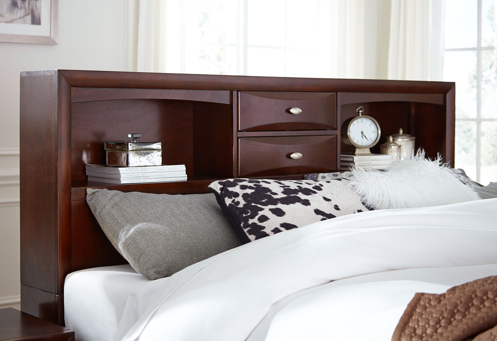 LINDA MERLOT QUEEN BED GROUP - Furniture Stars (Chicago, IL)