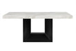 D02 DINING TABLE + 8 D03 BLACK DINING CHAIRS - Furniture Stars (Chicago, IL)