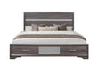 SEVILLE GREY KING BED DRESSER MIRROR NIGHTSTAND - Furniture Stars (Chicago, IL)