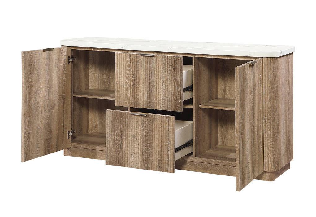 D2504 NATURAL BUFFET - Furniture Stars (Chicago, IL)