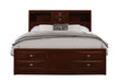 LINDA MERLOT QUEEN BED GROUP - Furniture Stars (Chicago, IL)